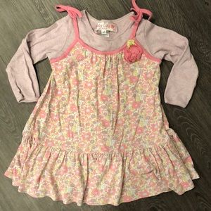 Baby Lulu L/S Floral Dress